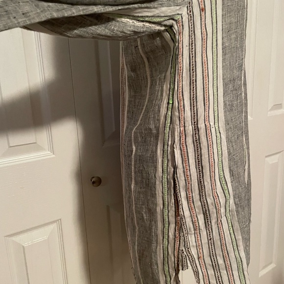 CP Shades Striped Linen Tunic Free People Beach - Picture 7 of 12